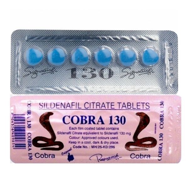Cobra 130 Mg  6 tablet Mavi sindafil 